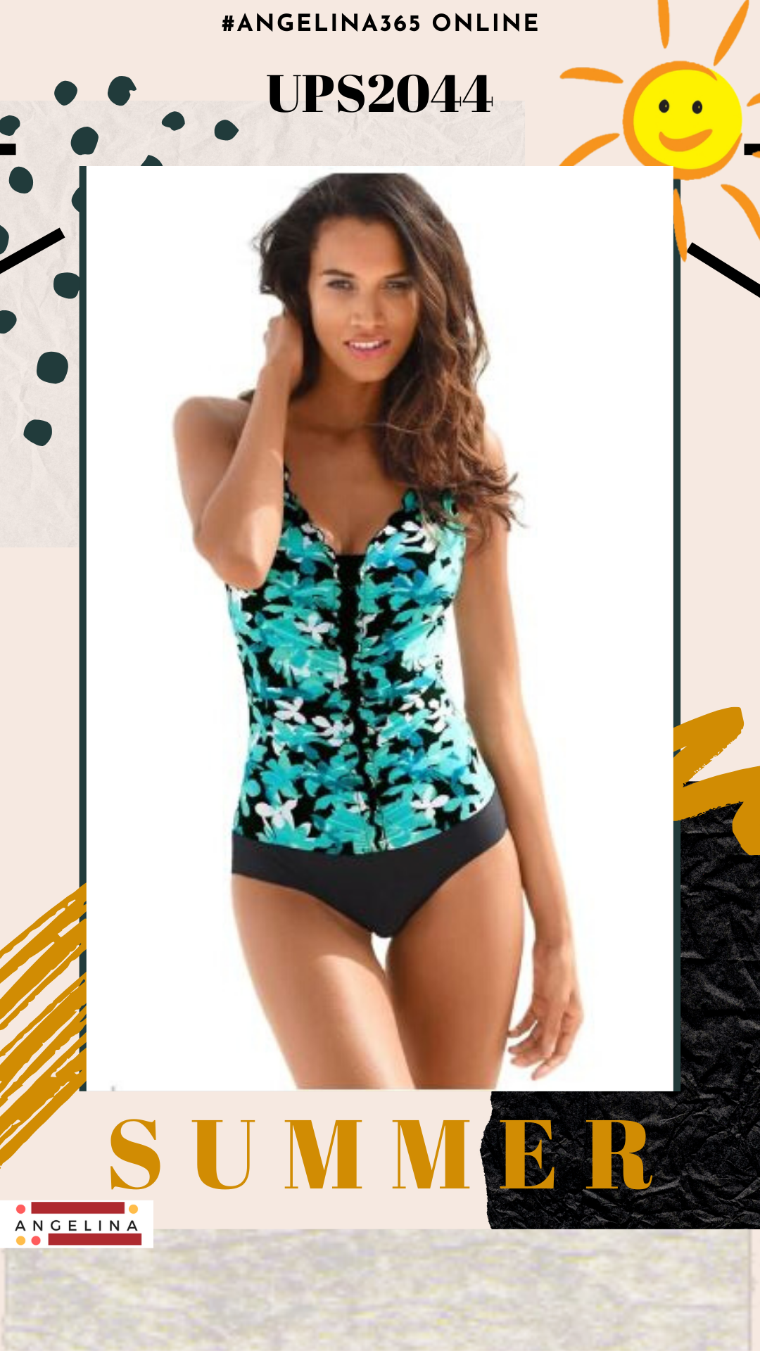 tankini One-piece-colorful