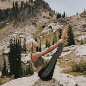 Women’s Yoga Pants Black Grey