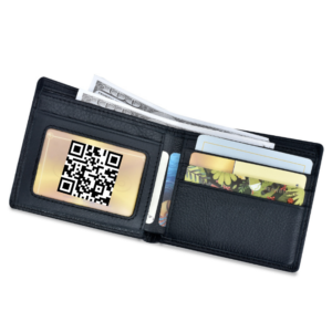 Wallet Card Rfid Leather Holder Blocking Credit Slim Mens Id Money – black