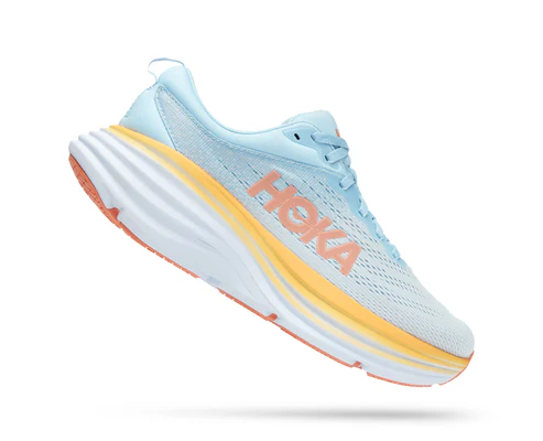 HOKA Bondi 8 – Hoka Bondi 8 women’s sports shoes in light blue color