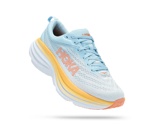 HOKA Bondi 8 – Hoka Bondi 8 women’s sports shoes in light blue color