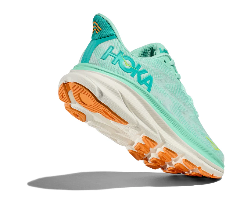 Hoka Clifton 9 – Hoka Clifton 9 women’s sports shoes in seafoam color